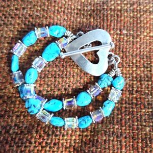 Sterling Silver Turquoise Bracelet